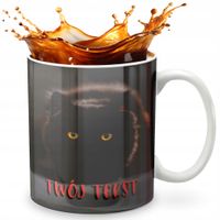 KUBEK 330ml GRAFIKA PREZENT ŚWIĘTA WZÓR - SŁODKI KOTEK KOT + IMIĘ