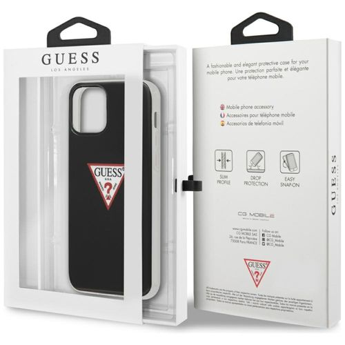 Etui Guess do iPhone 12, iPhone 12 Pro, Czarny na Arena.pl
