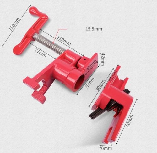 4x ŚCISK STOLARSKI RUROWY BEZKOŃCOWY 3/4 ZACISK na Arena.pl