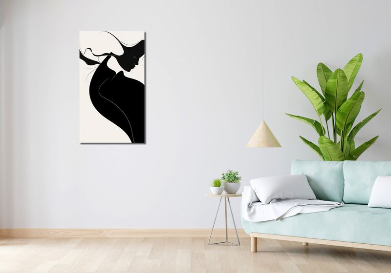 Obraz 50x90cm Redukcja do Zarysu zdjęcie 2