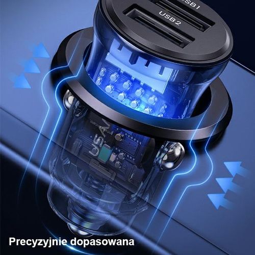 usams ład. sam. c31 3a 2xusb-afast charge niebieski/blue cc162cc02 na Arena.pl