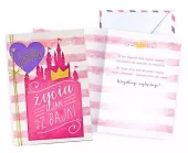 Karnet B6 Urodziny Zamek