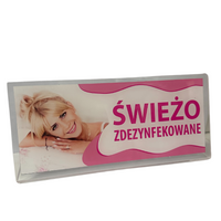 Tabliczka Świeżo Zdezynfekowane Do Solarium