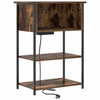 Szafka Nocna Wędzony dąb 55 x 31 x 76 cm