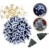 światełka lampki wewnętrzne/zewnętrzne 500 led białe zimne 8005b