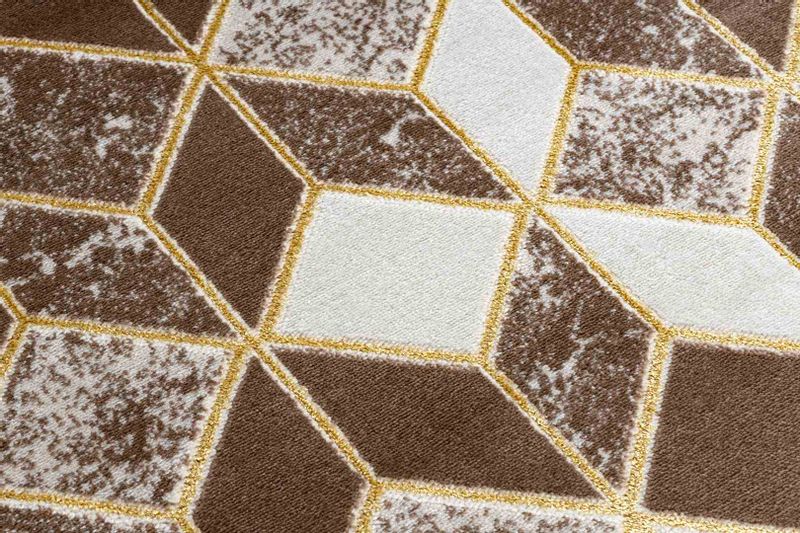 RUG/LU/TREX/GEOMETRIC/BEIGE+BROWN/120x170 zdjęcie 3