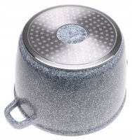 GARNEK Ceramiczny Marmurowy KOCIOŁEK Głęboki Wysoki 4l 20cm 8192