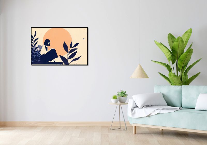 Plakat 91,5x61cm Kontemplacja zdjęcie 4