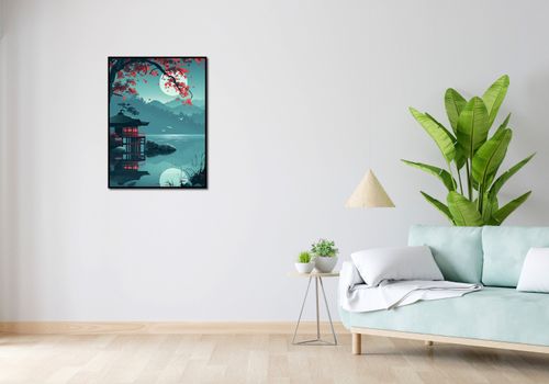 Plakat 60x80cm Japoński Pawilon na Arena.pl