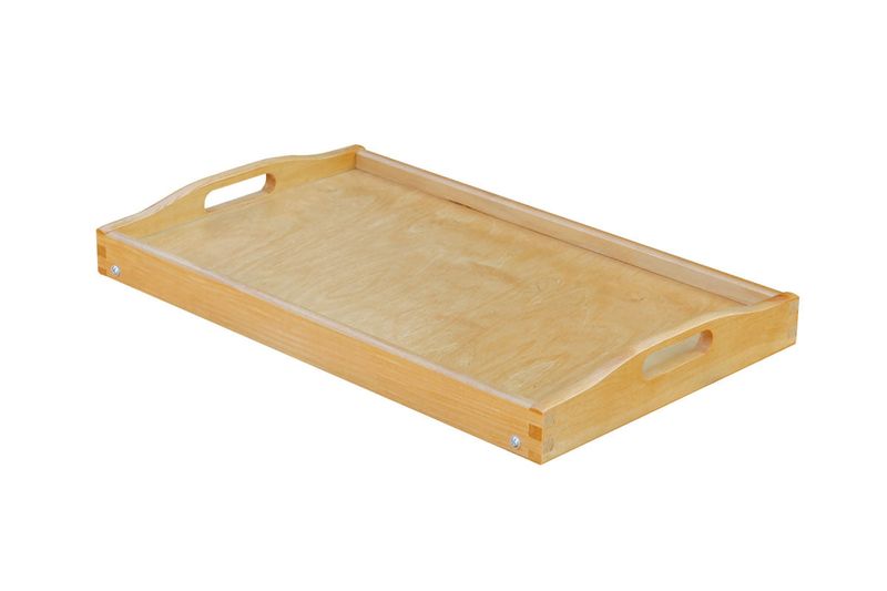 Taca, stolik śniadaniowy - jasnobrązowy zdjęcie 2