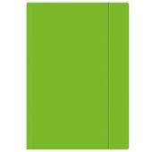 TECZKA Z GUMKĄ A4 INTERDRUK FLUO ZIELONA 5902277213167