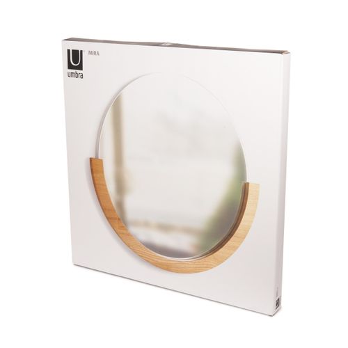 Umbra Lustro ścienne okrągłe DREWNO na Arena.pl