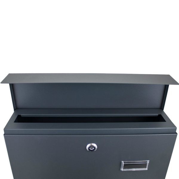 Skrzynka pocztowa na listy naścienna z gazetnikiem zdjęcie 2