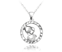 MINET Srebrny naszyjnik Zodiac WODNIK