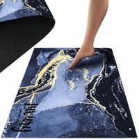 DYWANIK ŁAZIENKOWY ANTYPOŚLIZGOWY 80x50 MATA ŁAZIENKOWA DO ŁAZIENKI MARMUR