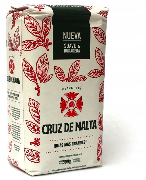 Yerba Mate Cruz de Malta Elaborada Con Palo 0,5 kg zdjęcie 2