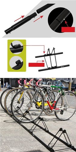 Stojak rowerowy na 3/5 rowerów GORIX GX-319S-5 regulowany stojak podłogowy na Arena.pl