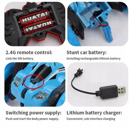 AUTO AKROBATA ZDALNIE STEROWANY SAMOCHÓD NA PILOT na Arena.pl