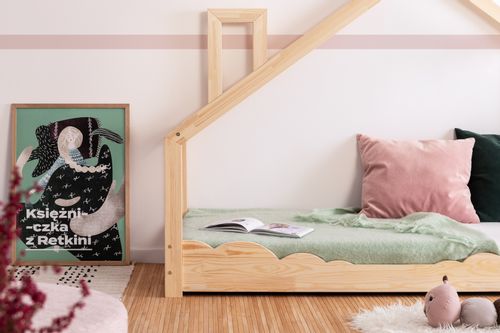 Łóżko parterowe domek dziecięce Natalia 90x180 na Arena.pl