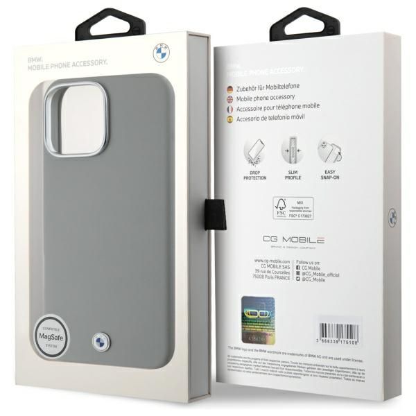Etui BMW do iPhone 16 Pro Max 6.9"", Szary MagSafe zdjęcie 8