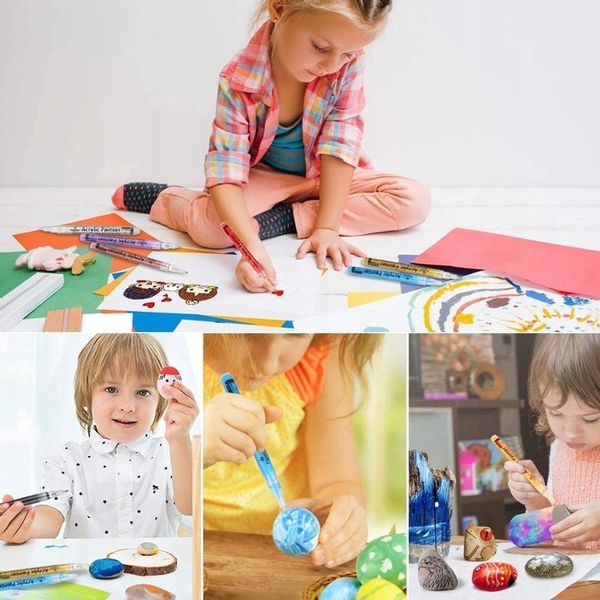 Pisaki Flamastry Mazaki AKRYLOWE Markery Art 0,7mm zdjęcie 13