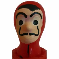 condomerie prezerwatywa artystyczna dali mask ręcznie malowana lateksowa