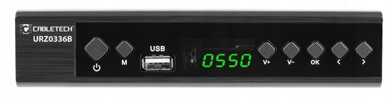 Tuner Dekoder Tv Dvb-T2 H.265 Hevc Pvr Cabletech zdjęcie 2