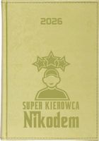 KALENDARZ A5 2026 dzienny KSIĄŻKOWY z grawerem DLA KIEROWCY Z IMIENIEM