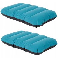 2x Wygodna Poduszka Turystyczna dmuchana MOCNA 43 x 28cm
