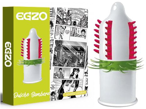 ZESTAW 5 szt. PREZERWATYWA EGZO - INTENSYWNA STYMULACJA, KOLCE, WĄSY na Arena.pl