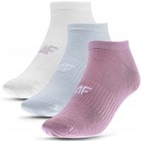 Skarpety Damskie 4F 3-PAK Skarpetki Bawełniane Przed Kostkę F276-90S-35-38