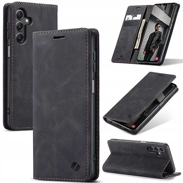Spacecase Wallet Galaxy A15 4G / 5G Black zdjęcie 5