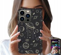 ETUI DO IPHONE 15 PRO - KOSMOS PLANETY GWIAZDY KSIĘŻYC + SZKŁO