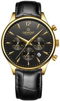 zegarek męski giewont chronograph sapphire czarno złoty gw6310-a4