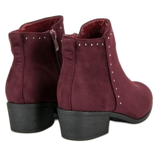 Bordowe botki r.36 na Arena.pl