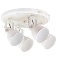 Regulowana LAMPA sufitowa VIVIENNE 5969 Rabalux metalowa OPRAWA industrialna reflektorki retro białe