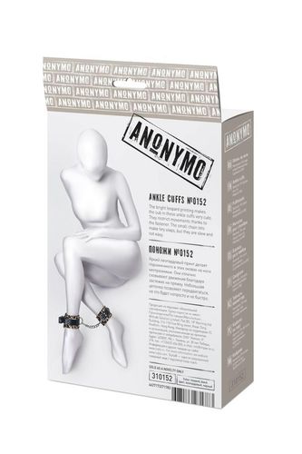 anonymo handcuffs, pu leather, print, 27 cm na Arena.pl