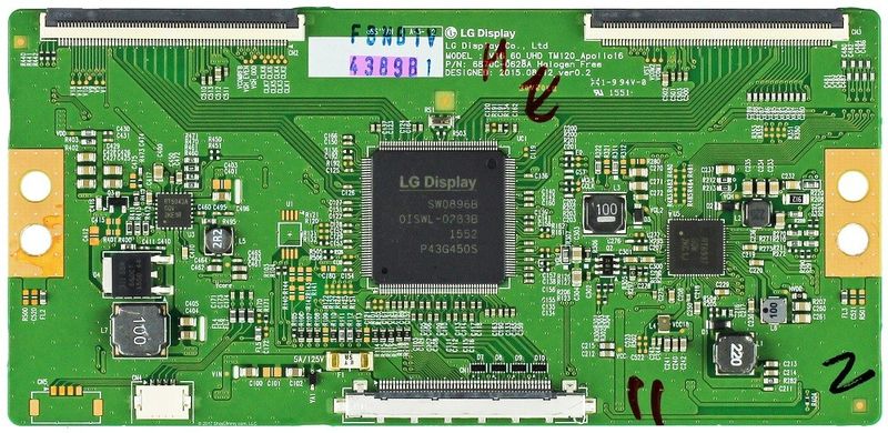 Logika LG 60UH6507 V16 60 UHD TM120 6870C-0628A zdjęcie 1