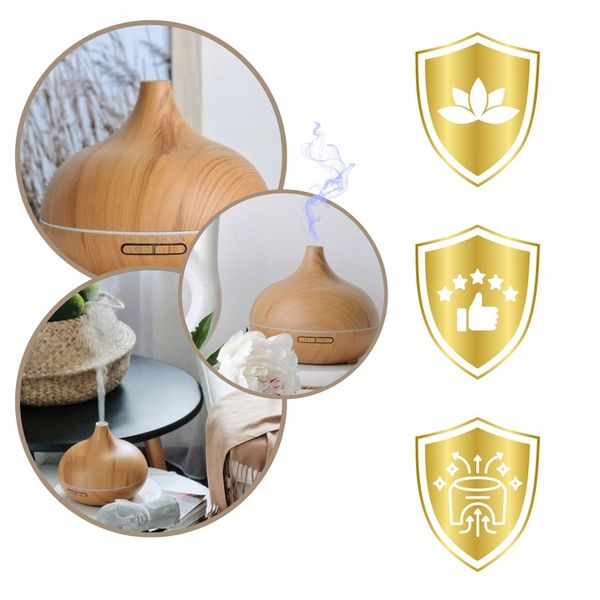 Nawilżacz Odświeżacz Cichy Dyfuzor zapachowy do olejków eterycznych JAKOŚĆ zdjęcie 3
