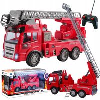 STRAŻ POŻARNA RC WÓZ STRAŻACKI ZDALNIE STEROWANY AUTO NA PILOTA CIĘŻARÓWKA