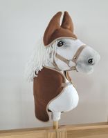 zestaw dla hobby horse a3: derka + nauszniki - brązowy