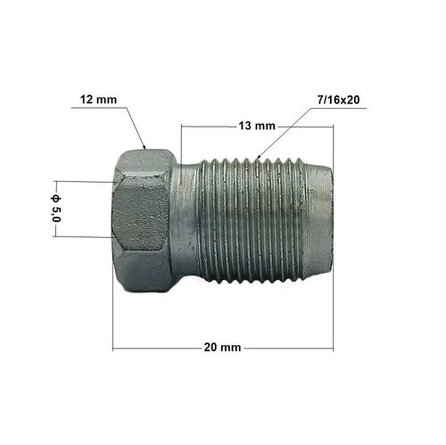 Hydrauliczny ręczny - końcówki przewodów hamulcowych - calowe AN3 AN4 INOX na Arena.pl