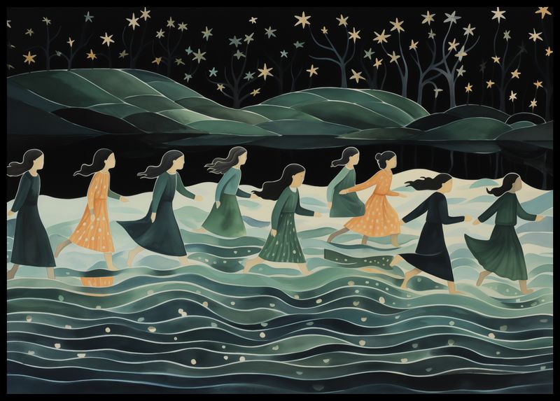 Plakat 84x59,5cm Nocna Procesja zdjęcie 2