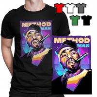 KOSZULKA T-SHIRT MĘSKI WZORY DO WYBORU - METHOD MAN RAPER HIP HOP - S