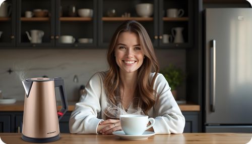 Czajnik elektryczny 1,7l Berdsen BD-708 miedziany na Arena.pl