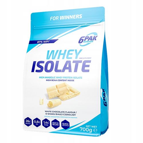 6PAK WHEY ISOLATE 700 G WHITE CHOCOLATE na Arena.pl