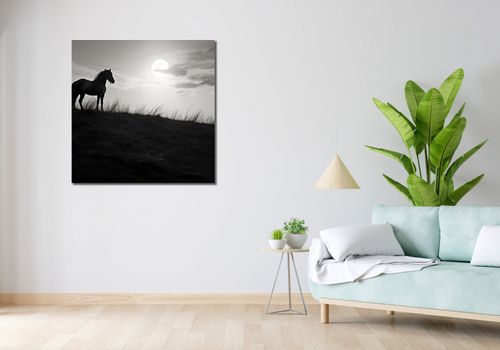 Obraz 90x90cm Księżycowa Straż na Arena.pl