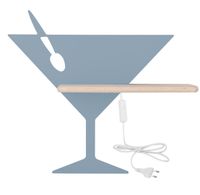 Piccolo lampa kinkiet 4W LED 4000K iq kids z przewodem niebieski