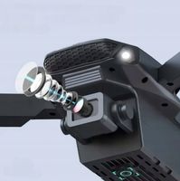 DRON Z KAMERĄ E88 PRO 2 KAMERY WIFI HD PILOT ZDALNIE STEROWANY ZABAWKA ETUI