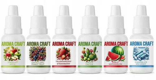 Zestaw Aromatów Spożywczych 6 SZTUK AROMA CRAFT na Arena.pl